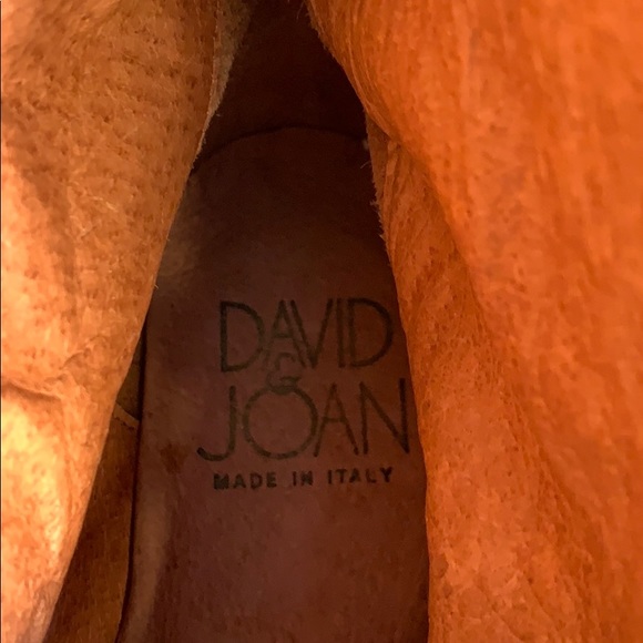 David & Joan Oxford Boots Hand Made in Italy sz 8 - Picture 3 of 8